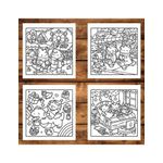 Carti si Birotica - Carti - Carti pentru copii - Carti de colorat - Carte de colorat, 50 de ilustratii Comfy Christmas - Volumul III, 106 pagini, A5 - Infinity.ro