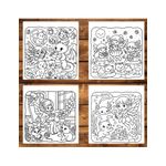 Carti si Birotica - Carti - Carti pentru copii - Carti de colorat - Carte de colorat, 50 de ilustratii Cozy Fantasy Cats, 106 pagini, A5 - Infinity.ro