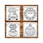 Carti si Birotica - Carti - Carti pentru copii - Carti de colorat - Carte de colorat, 50 de ilustratii Cozy Christmas, 106 pagini, A5 - Infinity.ro