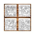 Carti si Birotica - Carti - Carti pentru copii - Carti de colorat - Carte de colorat, 50 de ilustratii Cozy Fantasy Cats, 106 pagini, A5 - Infinity.ro