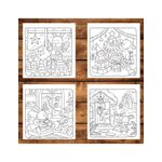 Carti si Birotica - Carti - Carti pentru copii - Carti de colorat - Carte de colorat, 50 de ilustratii Craciunul Fermecat, 106 pagini, A5 - Infinity.ro