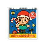 Carti si Birotica - Carti - Carti pentru copii - Carti de colorat - Carte de colorat, 50 de ilustratii Craciun Dragastos, 106 pagini, A5 - Infinity.ro