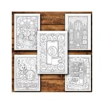 Carti si Birotica - Carti - Carti pentru copii - Carti de colorat - Carte de colorat, 50 de ilustratii Cryptomonede, 106 pagini, A5 - Infinity.ro
