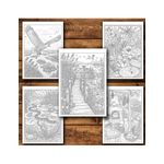 Carti si Birotica - Carti - Carti pentru copii - Carti de colorat - Carte de colorat, 50 de ilustratii Delta Dunarii - Volumul I, 106 pagini, A5 - Infinity.ro