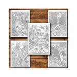 Carti si Birotica - Carti - Carti pentru copii - Carti de colorat - Carte de colorat, 50 de ilustratii Delta Dunarii - Volumul I, 106 pagini, A5 - Infinity.ro