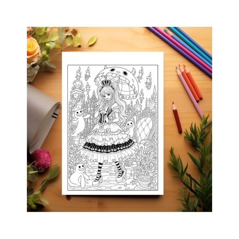 Carti si Birotica - Carti - Carti pentru copii - Carti de colorat - Carte de colorat, 50 de ilustratii Fete One Piece, 106 pagini, A5 - Infinity.ro