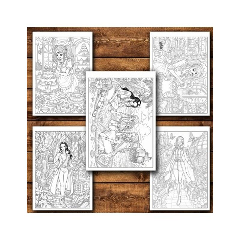 Carti si Birotica - Carti - Carti pentru copii - Carti de colorat - Carte de colorat, 50 de ilustratii Fete One Piece, 106 pagini, A5 - Infinity.ro