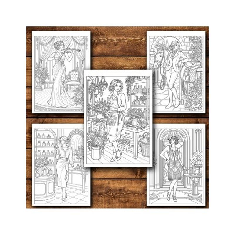 Carti si Birotica - Carti - Carti pentru copii - Carti de colorat - Carte de colorat, 50 de ilustratii Fete pozand sexy - Volumul I, 106 pagini, A5 - Infinity.ro