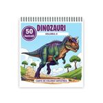 Carti si Birotica - Carti - Carti pentru copii - Carti de colorat - Carte de colorat, 50 de ilustratii Dinozauri - Volumul II, 106 pagini, A5 - Infinity.ro