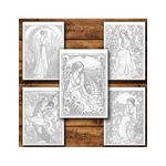 Carti si Birotica - Carti - Carti pentru copii - Carti de colorat - Carte de colorat, 50 de ilustratii Fete senzuale - Volumul II, 106 pagini, A5 - Infinity.ro