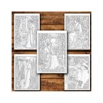Carti si Birotica - Carti - Carti pentru copii - Carti de colorat - Carte de colorat, 50 de ilustratii Fete senzuale - Volumul II, 106 pagini, A5 - Infinity.ro