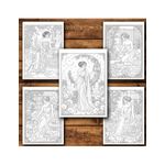 Carti si Birotica - Carti - Carti pentru copii - Carti de colorat - Carte de colorat, 50 de ilustratii Fete senzuale - Volumul I, 106 pagini, A5 - Infinity.ro