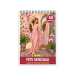 Carti si Birotica - Carti - Carti pentru copii - Carti de colorat - Carte de colorat, 50 de ilustratii Fete senzuale - Volumul I, 106 pagini, A5 - Infinity.ro