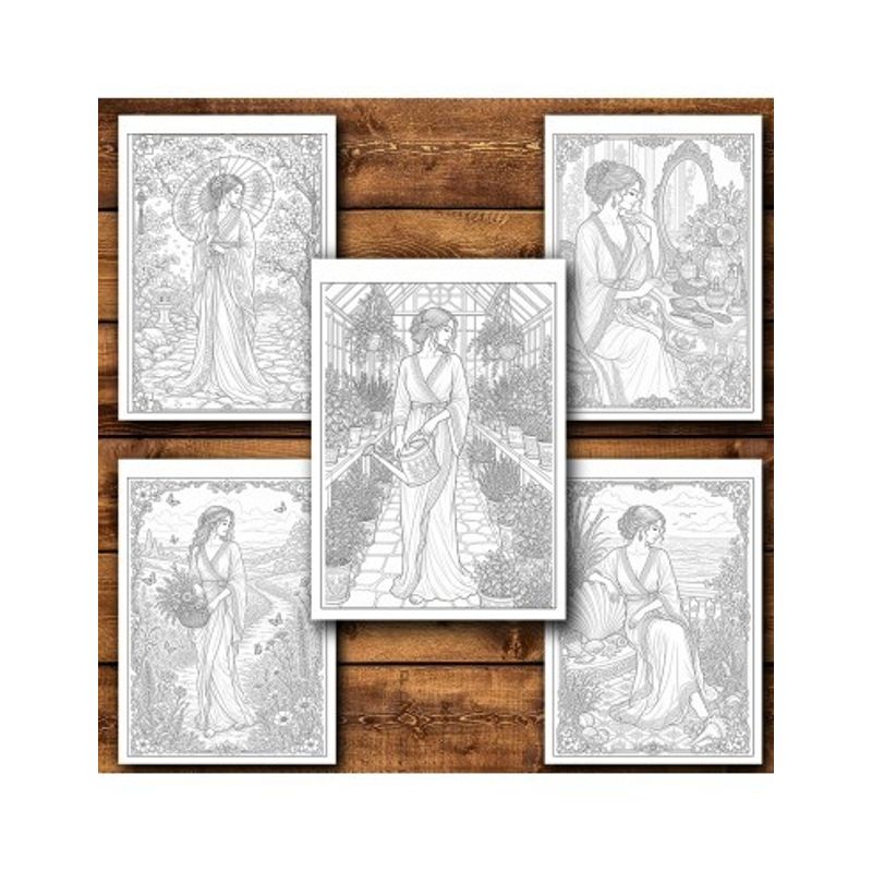 Carti si Birotica - Carti - Carti pentru copii - Carti de colorat - Carte de colorat, 50 de ilustratii Fete senzuale - Volumul I, 106 pagini, A5 - Infinity.ro