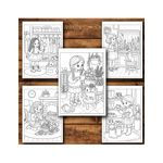 Carti si Birotica - Carti - Carti pentru copii - Carti de colorat - Carte de colorat, 50 de ilustratii Fetite la joaca - Volumul II, 106 pagini, A5 - Infinity.ro