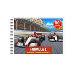 Carti si Birotica - Carti - Carti pentru copii - Carti de colorat - Carte de colorat, 50 de ilustratii Formula 1, 106 pagini, A5 - Infinity.ro