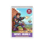 Carti si Birotica - Carti - Carti pentru copii - Carti de colorat - Carte de colorat, 50 de ilustratii Fornite 2, 106 pagini, A5 - Infinity.ro