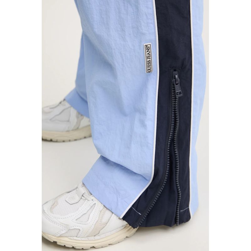 Fashion, accesorii si bijuterii - Femei - Imbracaminte femei - Pantaloni femei - Pantaloni de trening dama Guess Jeans W5RB58 XS INTL Albastru deschis - Infinity.ro