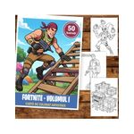Carti si Birotica - Carti - Carti pentru copii - Carti de colorat - Carte de colorat, 50 de ilustratii Fortnite, 106 pagini, A5 - Infinity.ro
