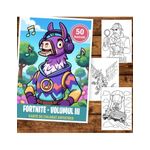 Carti si Birotica - Carti - Carti pentru copii - Carti de colorat - Carte de colorat, 50 de ilustratii Fortnite 3, 106 pagini, A5 - Infinity.ro
