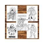 Carti si Birotica - Carti - Carti pentru copii - Carti de colorat - Carte de colorat, 50 de ilustratii Fortnite 3, 106 pagini, A5 - Infinity.ro
