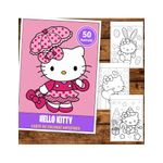 Carti si Birotica - Carti - Carti pentru copii - Carti de colorat - Carte de colorat, 50 de ilustratii Hello Kitty, 106 pagini, A5 - Infinity.ro