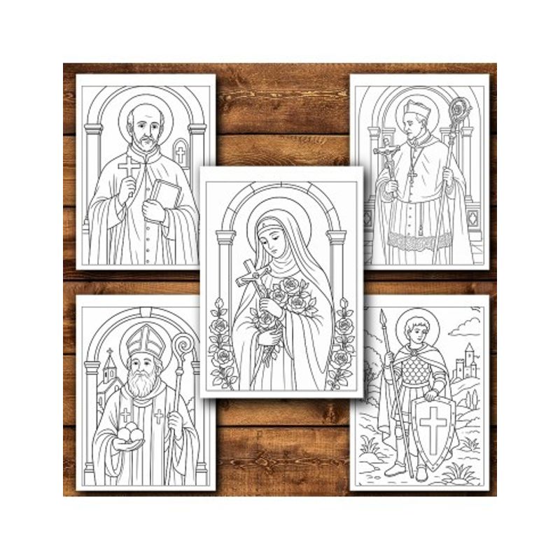Carti si Birotica - Carti - Carti pentru copii - Carti de colorat - Carte de colorat, 50 de ilustratii Ilustratii Religioase - Volumul I, 106 pagini, A5 - Infinity.ro