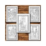 Carti si Birotica - Carti - Carti pentru copii - Carti de colorat - Carte de colorat, 50 de ilustratii Icoane Ortodoxe - sa verific simbolurile si scrisul daca inseamna ceva, 106 pagini... - Infinity.ro