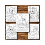 Carti si Birotica - Carti - Carti pentru copii - Carti de colorat - Carte de colorat, 50 de ilustratii Invatam ABC-darul - Limba romana, 106 pagini, A5 - Infinity.ro