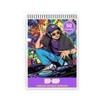 Carti si Birotica - Carti - Carti pentru copii - Carti de colorat - Carte de colorat, 50 de ilustratii Hip-Hop, 106 pagini, A5 - Infinity.ro