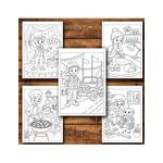 Carti si Birotica - Carti - Carti pentru copii - Carti de colorat - Carte de colorat, 50 de ilustratii Invatam Meserii - Volumul I, 106 pagini, A5 - Infinity.ro