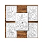 Carti si Birotica - Carti - Carti pentru copii - Carti de colorat - Carte de colorat, 50 de ilustratii Jucarii de plus - Volumul I, 106 pagini, A5 - Infinity.ro