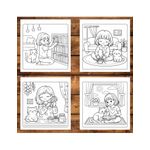 Carti si Birotica - Carti - Carti pentru copii - Carti de colorat - Carte de colorat, 50 de ilustratii Kitties Best Friend, 106 pagini, A5 - Infinity.ro