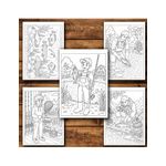 Carti si Birotica - Carti - Carti pentru copii - Carti de colorat - Carte de colorat, 50 de ilustratii La pescuit, 106 pagini, A5 - Infinity.ro