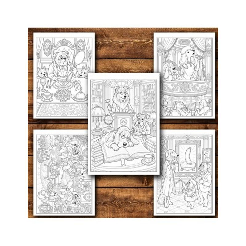 Carti si Birotica - Carti - Carti pentru copii - Carti de colorat - Carte de colorat, 50 de ilustratii Labute nobile - Volumul I, 106 pagini, A5 - Infinity.ro