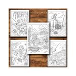 Carti si Birotica - Carti - Carti pentru copii - Carti de colorat - Carte de colorat, 50 de ilustratii La pescuit, 106 pagini, A5 - Infinity.ro
