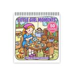 Carti si Birotica - Carti - Carti pentru copii - Carti de colorat - Carte de colorat, 50 de ilustratii Little Girl Moments, 106 pagini, A5 - Infinity.ro