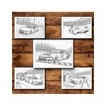 Carti si Birotica - Carti - Carti pentru copii - Carti de colorat - Carte de colorat, 50 de ilustratii Masini Nascar - Volumul II, 106 pagini, A5 - Infinity.ro