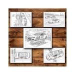 Carti si Birotica - Carti - Carti pentru copii - Carti de colorat - Carte de colorat, 50 de ilustratii Masini Nascar - Volumul I, 106 pagini, A5 - Infinity.ro