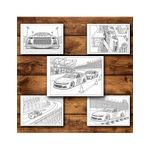 Carti si Birotica - Carti - Carti pentru copii - Carti de colorat - Carte de colorat, 50 de ilustratii Masini Nascar - Volumul III, 106 pagini, A5 - Infinity.ro