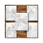 Carti si Birotica - Carti - Carti pentru copii - Carti de colorat - Carte de colorat, 50 de ilustratii Micuta Exploratoare, 106 pagini, A5 - Infinity.ro
