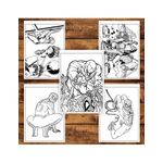 Carti si Birotica - Carti - Carti pentru copii - Carti de colorat - Carte de colorat, 50 de ilustratii Omul Paianjen, 106 pagini, A5 - Infinity.ro