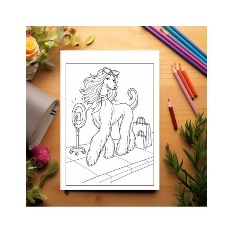 Carti si Birotica - Carti - Carti pentru copii - Carti de colorat - Carte de colorat, 50 de ilustratii O zi in lumea cateilor - Volumul II, 106 pagini, A5 - Infinity.ro