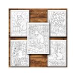 Carti si Birotica - Carti - Carti pentru copii - Carti de colorat - Carte de colorat, 50 de ilustratii Pisici Malefice - Volumul I, 106 pagini, A5 - Infinity.ro