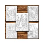 Carti si Birotica - Carti - Carti pentru copii - Carti de colorat - Carte de colorat, 50 de ilustratii Pisici Malefice - Volumul I, 106 pagini, A5 - Infinity.ro