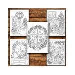 Carti si Birotica - Carti - Carti pentru copii - Carti de colorat - Carte de colorat, 50 de ilustratii Pisici de Craciun - Volumul V, 106 pagini, A5 - Infinity.ro