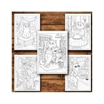 Carti si Birotica - Carti - Carti pentru copii - Carti de colorat - Carte de colorat, 50 de ilustratii Pisici cu atitudine - Volumul II, 106 pagini, A5 - Infinity.ro