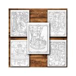 Carti si Birotica - Carti - Carti pentru copii - Carti de colorat - Carte de colorat, 50 de ilustratii Pisicute Aristocrate - Volumul I, 106 pagini, A5 - Infinity.ro