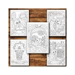 Carti si Birotica - Carti - Carti pentru copii - Carti de colorat - Carte de colorat, 50 de ilustratii Pisicuta Magica, 106 pagini, A5 - Infinity.ro