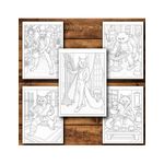 Carti si Birotica - Carti - Carti pentru copii - Carti de colorat - Carte de colorat, 50 de ilustratii Pisici Neimblanzite - Volumul III, 106 pagini, A5 - Infinity.ro